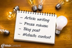 Create quality content for a website to ensure success.